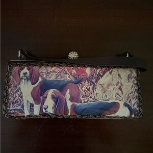 New Without Tags,Women’s Smaller Beagle/Basset Hound Purse With Longer Chain